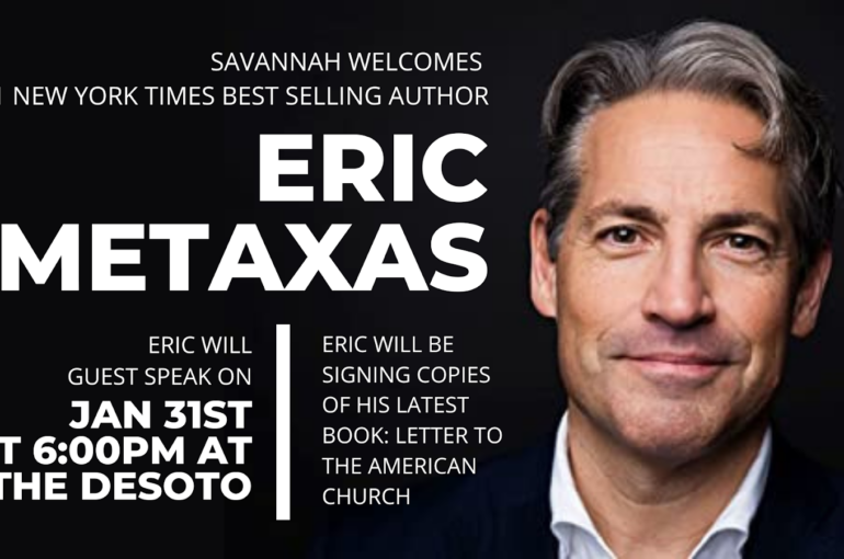 Savannah welcomes #1 New York Times Best Selling Author